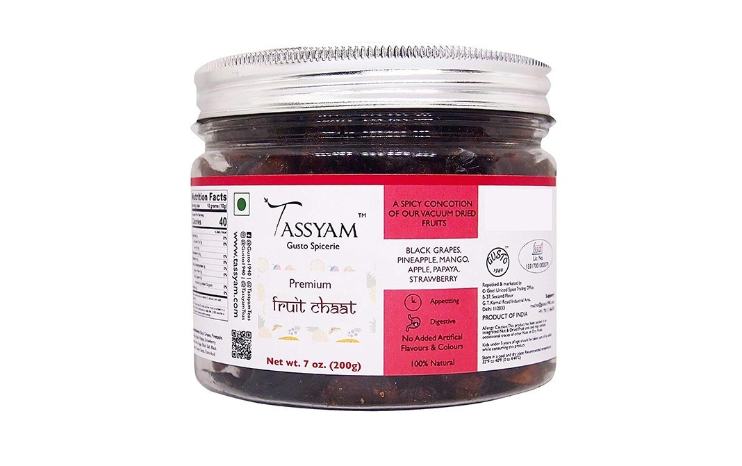 Tassyam Premium Fruit Chaat    Jar  200 grams